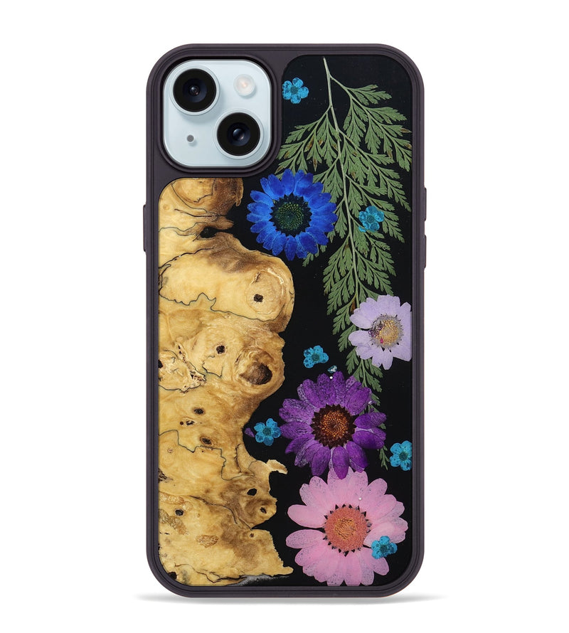 iPhone 15 Plus Wood Phone Case - Alexys (Bloom, 807625)
