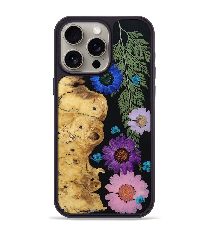 iPhone 15 Pro Max Wood Phone Case - Alexys (Bloom, 807625)