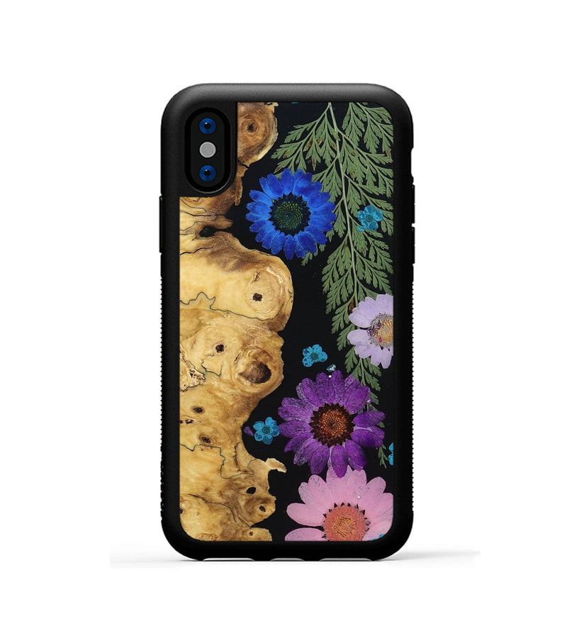 iPhone Xs Wood Phone Case - Alexys (Bloom, 807625)