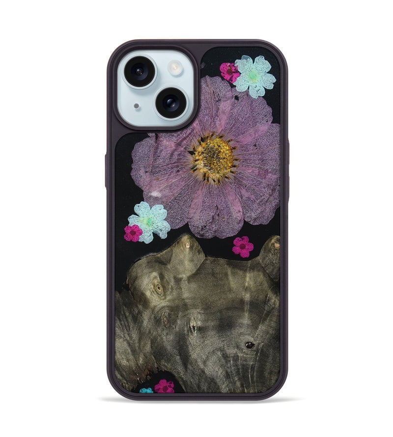 iPhone 15 Wood Phone Case - Ed (Bloom, 807626)