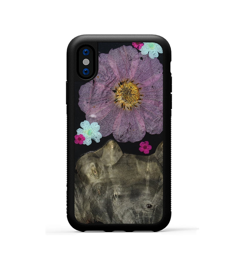 iPhone Xs Wood Phone Case - Ed (Bloom, 807626)