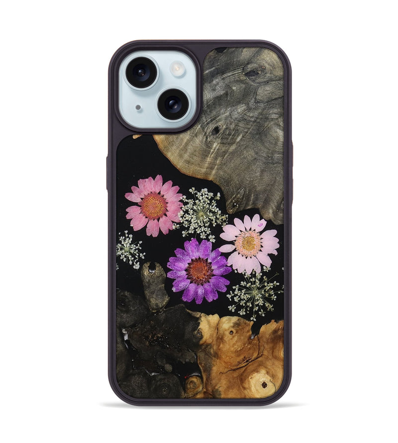 iPhone 15 Wood Phone Case - Hoyt (Bloom, 807627)