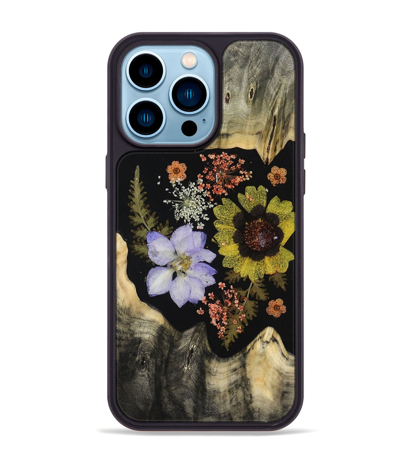 iPhone 14 Pro Max Wood Phone Case - Candi (Bloom, 807628)
