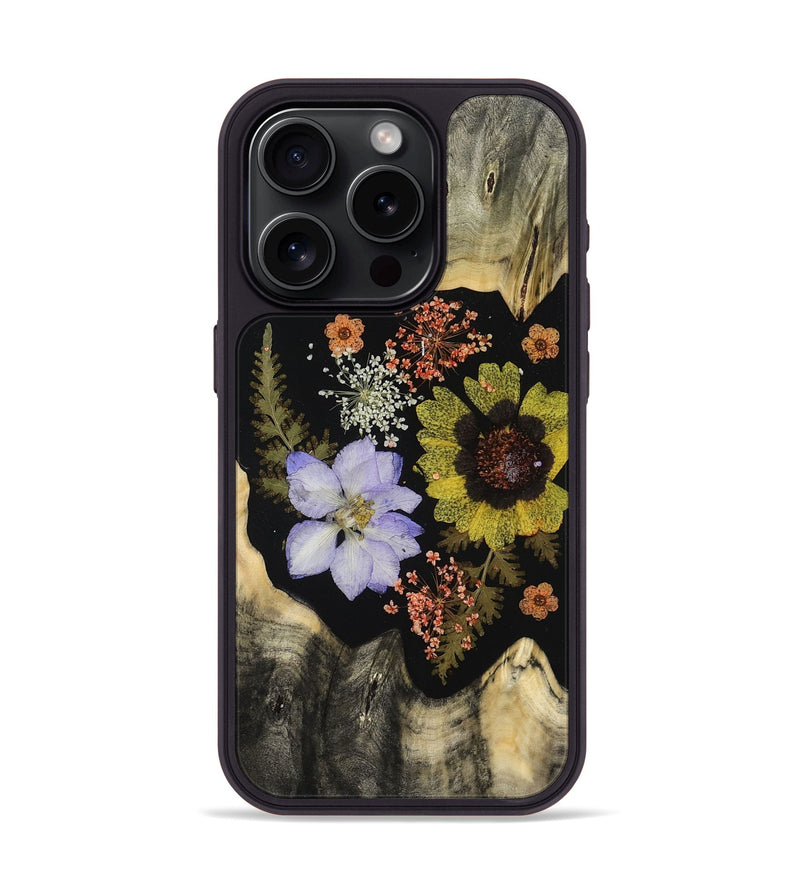 iPhone 15 Pro Wood Phone Case - Candi (Bloom, 807628)