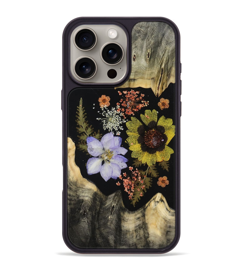 iPhone 16 Pro Max Wood Phone Case - Candi (Bloom, 807628)