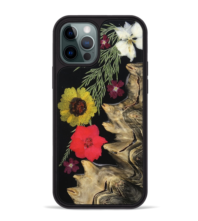 iPhone 12 Pro Max Wood Phone Case - Emmy (Bloom, 807629)