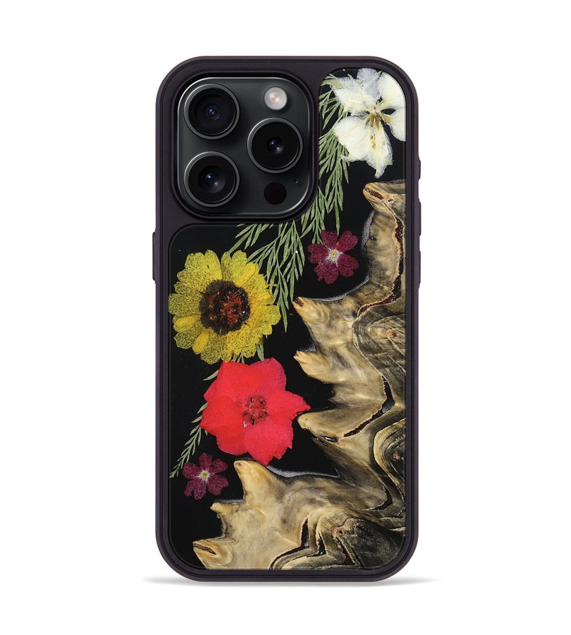 iPhone 15 Pro Wood Phone Case - Emmy (Bloom, 807629)