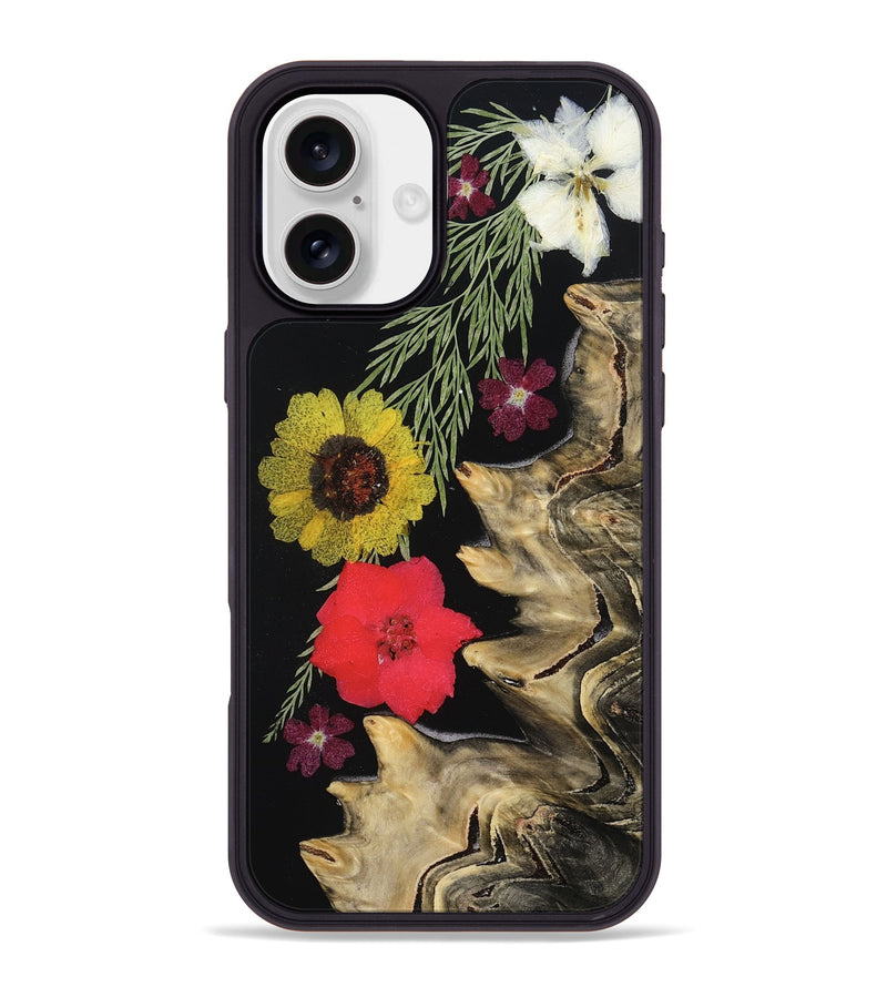 iPhone 16 Plus Wood Phone Case - Emmy (Bloom, 807629)