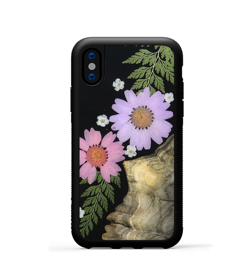iPhone Xs Wood Phone Case - Bette (Bloom, 807631)