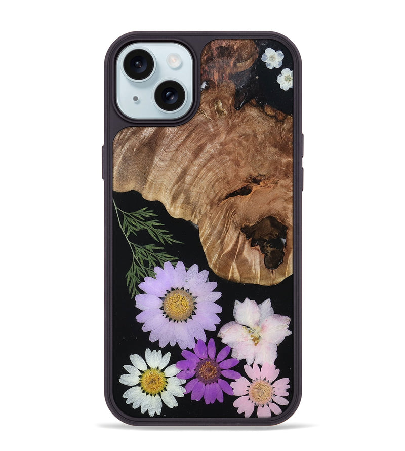 iPhone 15 Plus Wood Phone Case - Candy (Bloom, 807632)
