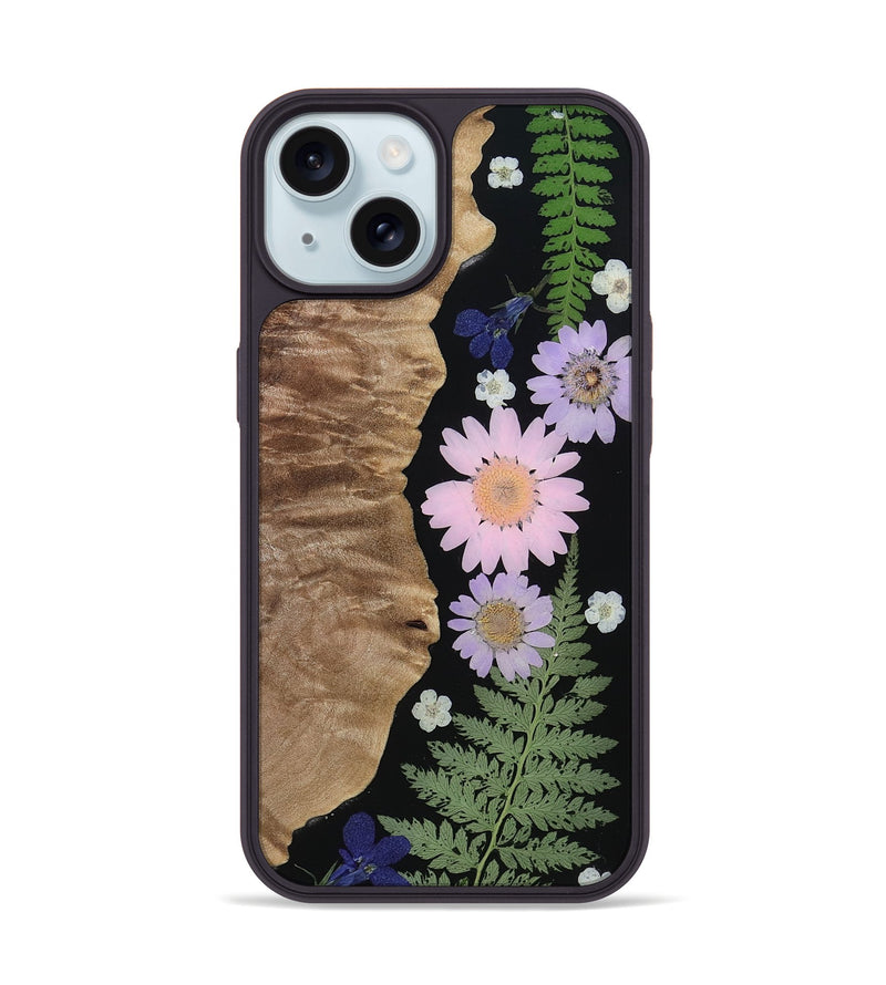 iPhone 15 Wood Phone Case - Deidre (Bloom, 807634)