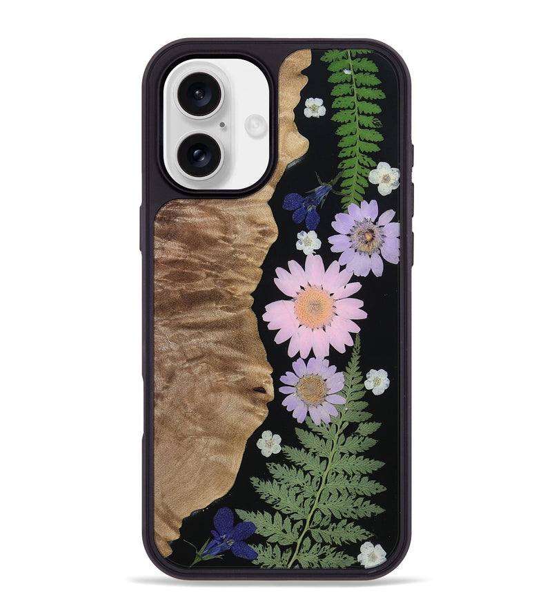 iPhone 16 Plus Wood Phone Case - Deidre (Bloom, 807634)
