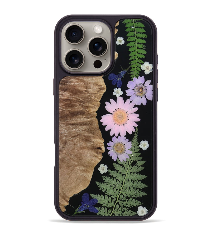 iPhone 16 Pro Max Wood Phone Case - Deidre (Bloom, 807634)