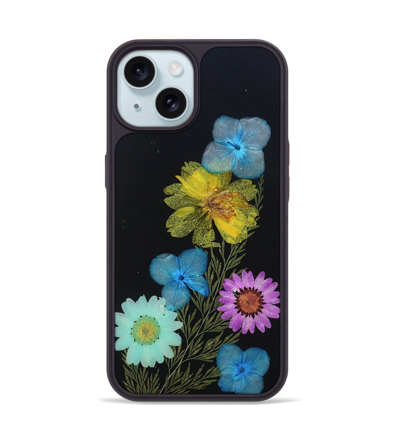 iPhone 15 ResinArt Phone Case - Minta (Bloom, 807635)