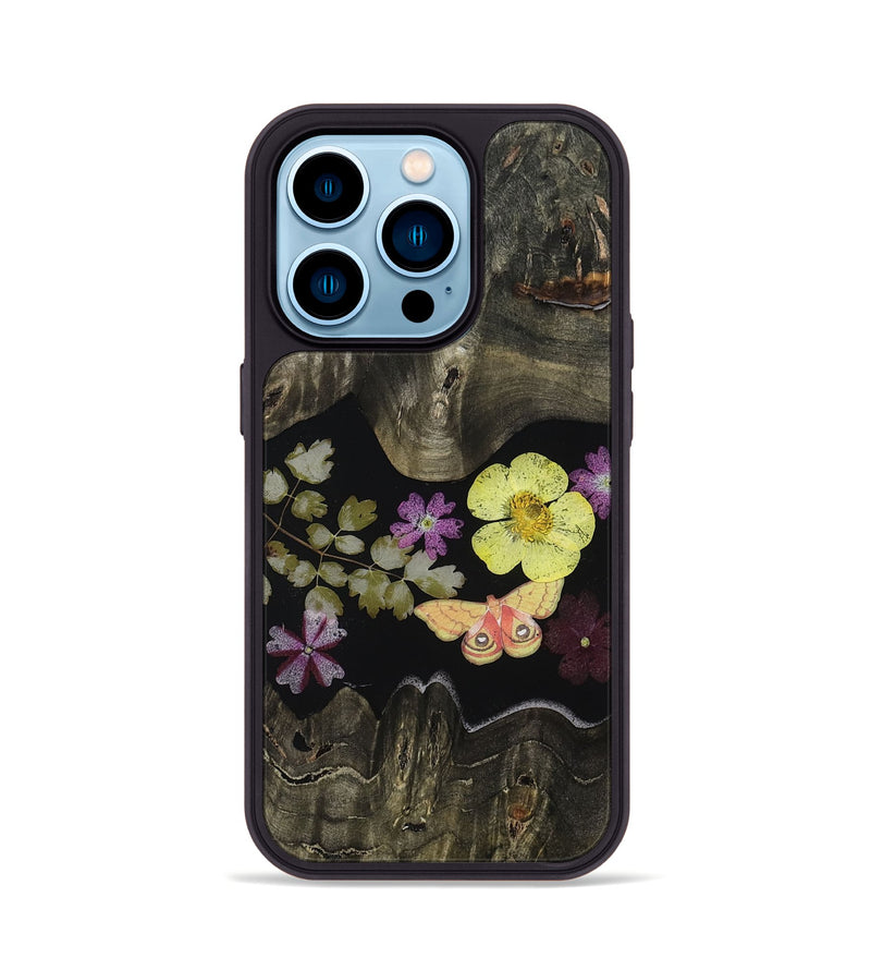 iPhone 14 Pro Wood Phone Case - Malayah (Bloom, 807637)