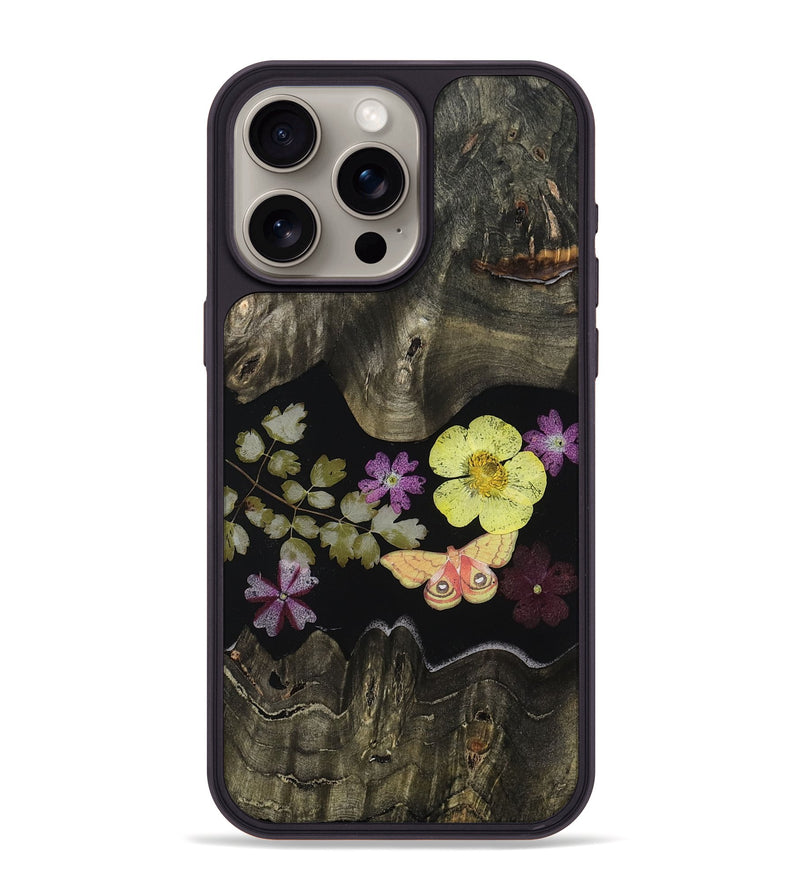 iPhone 15 Pro Max Wood Phone Case - Malayah (Bloom, 807637)