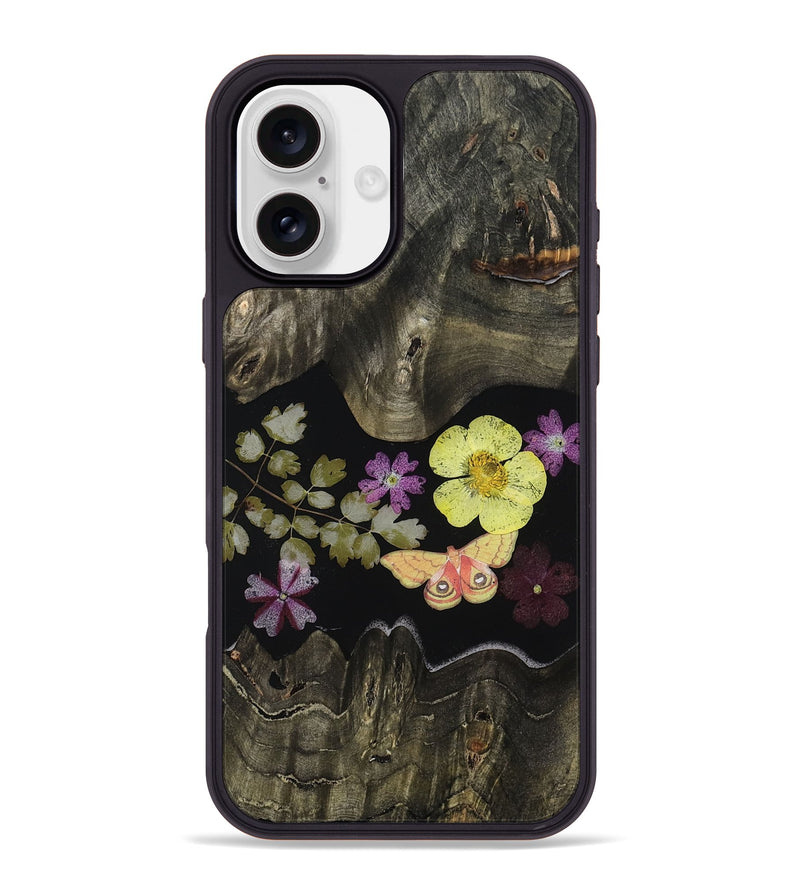 iPhone 16 Plus Wood Phone Case - Malayah (Bloom, 807637)