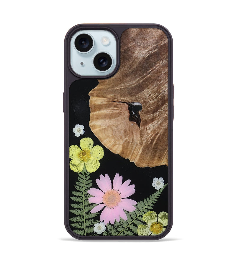 iPhone 15 Wood Phone Case - Adaline (Bloom, 807639)