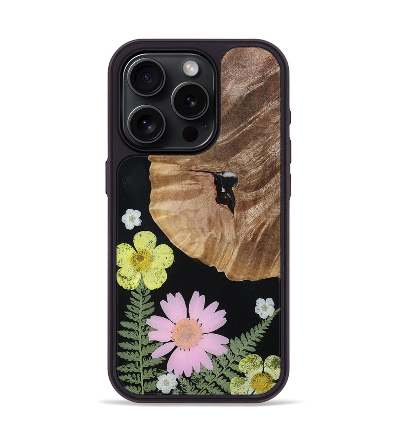 iPhone 15 Pro Wood Phone Case - Adaline (Bloom, 807639)
