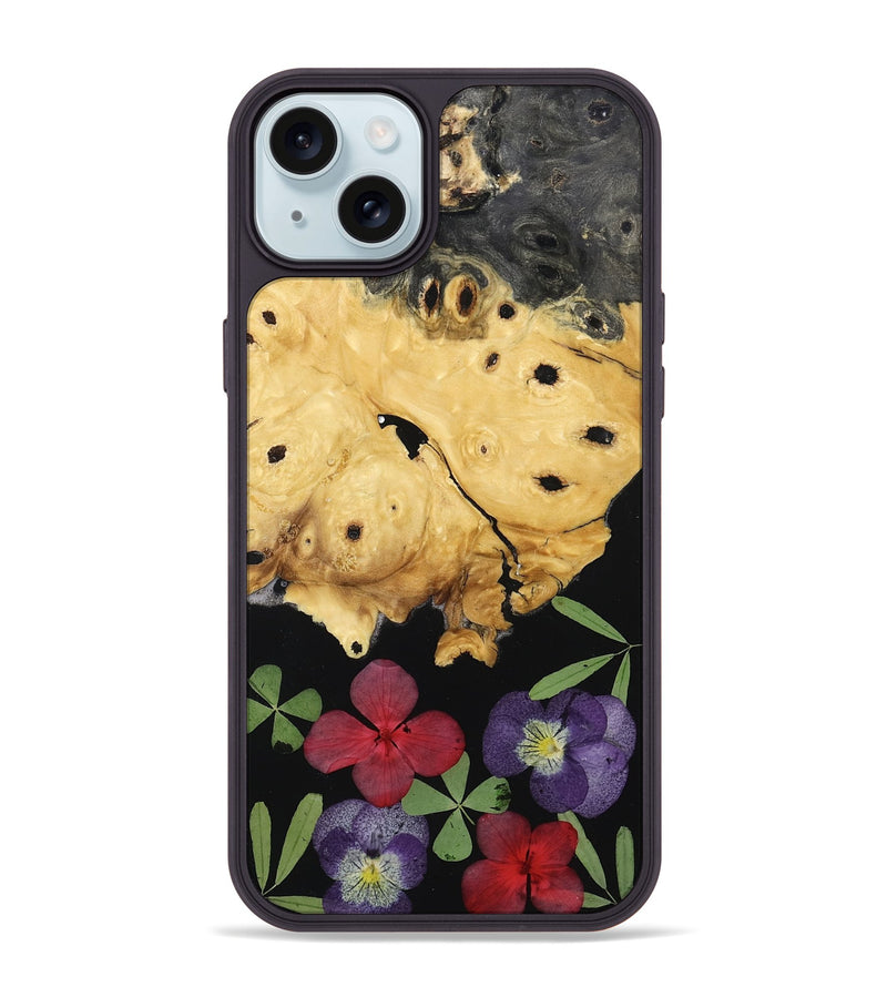iPhone 15 Plus Wood Phone Case - Wiley (Bloom, 807640)
