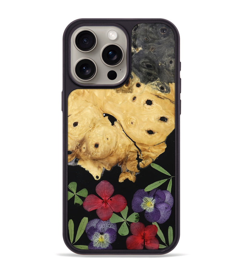 iPhone 15 Pro Max Wood Phone Case - Wiley (Bloom, 807640)