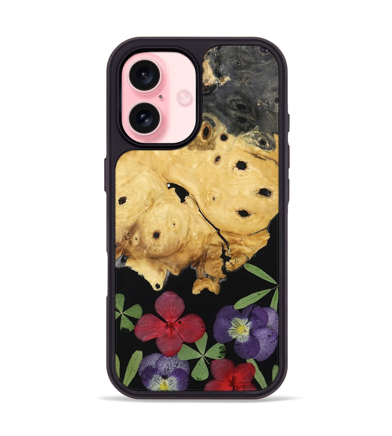 iPhone 16 Wood Phone Case - Wiley (Bloom, 807640)
