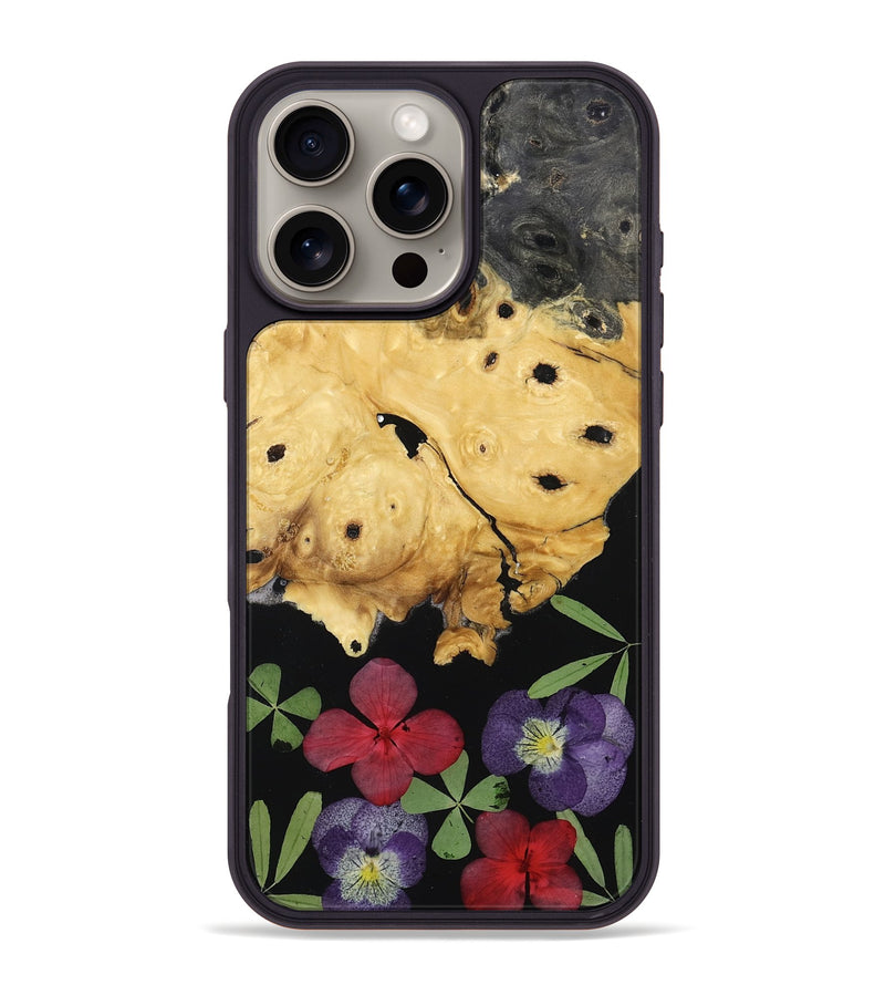 iPhone 16 Pro Max Wood Phone Case - Wiley (Bloom, 807640)