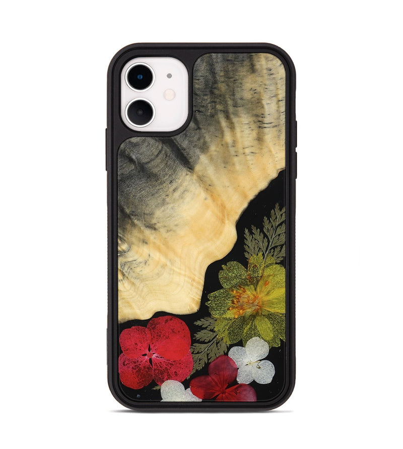 iPhone 11 Wood Phone Case - Tony (Bloom, 807641)