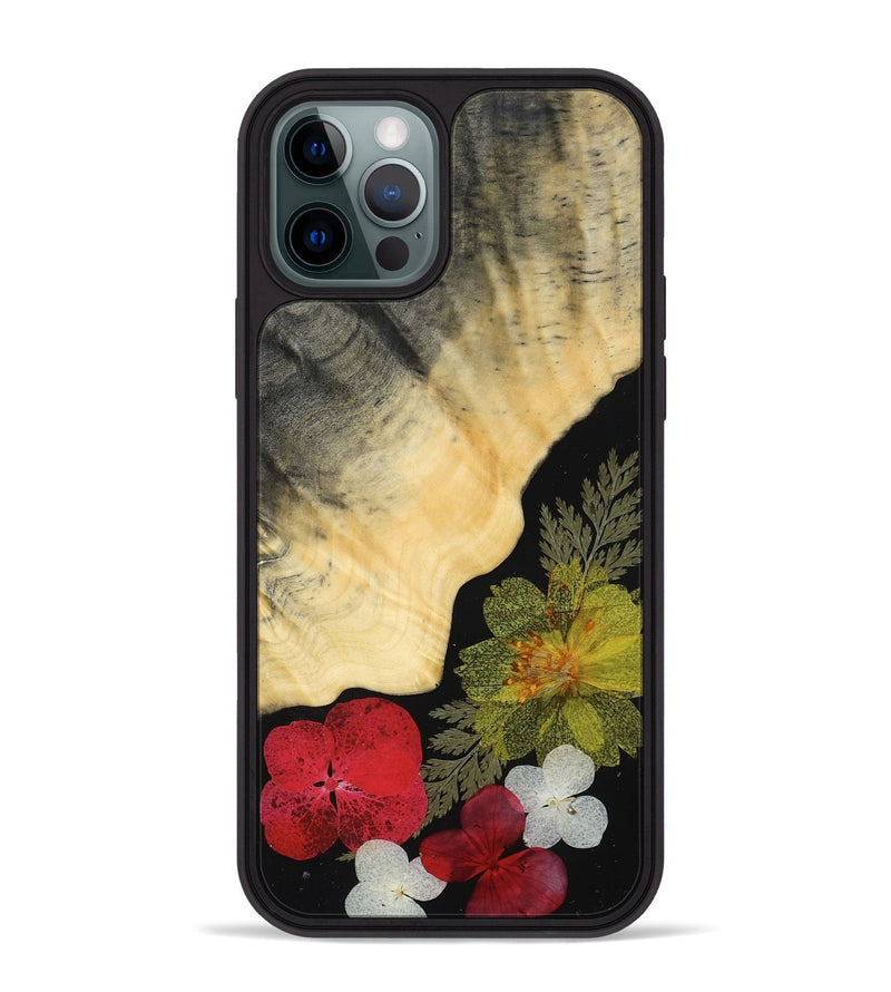 iPhone 12 Pro Max Wood Phone Case - Tony (Bloom, 807641)