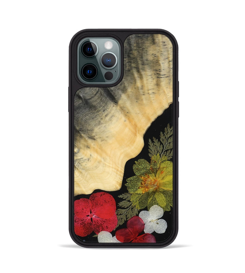 iPhone 12 Pro Wood Phone Case - Tony (Bloom, 807641)