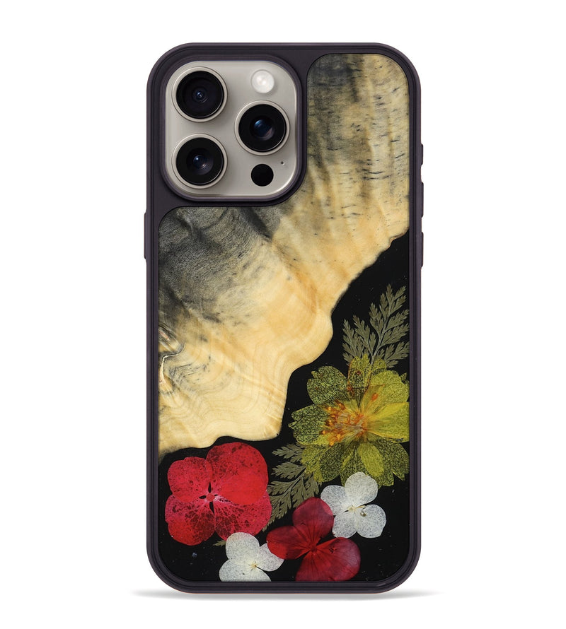 iPhone 15 Pro Max Wood Phone Case - Tony (Bloom, 807641)