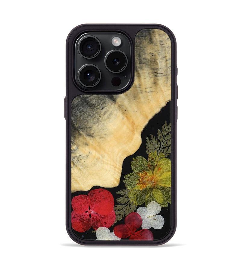 iPhone 15 Pro Wood Phone Case - Tony (Bloom, 807641)