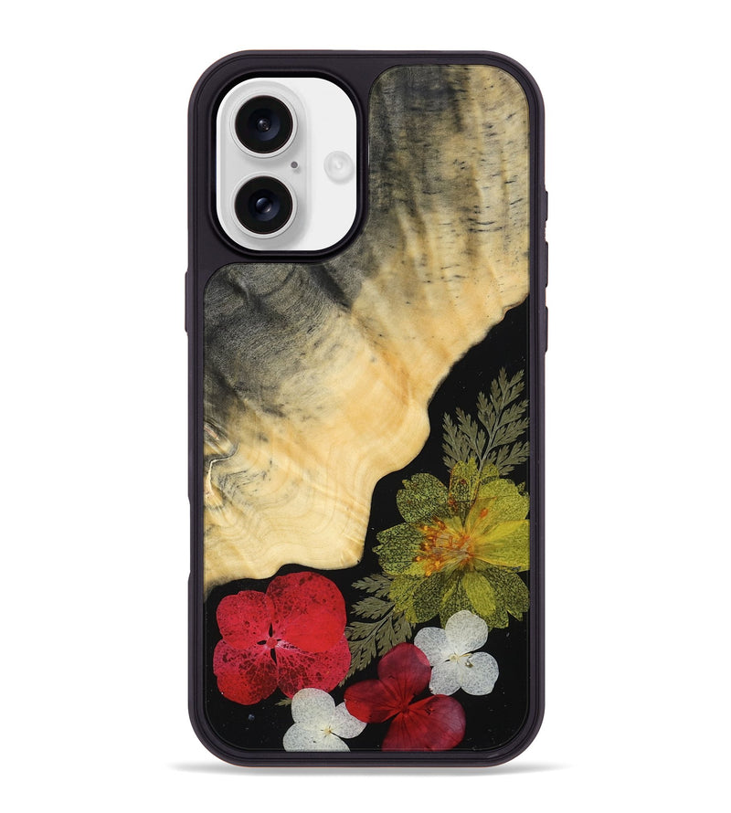 iPhone 16 Plus Wood Phone Case - Tony (Bloom, 807641)