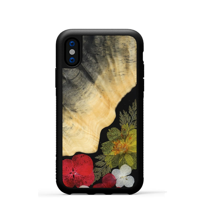 iPhone Xs Wood Phone Case - Tony (Bloom, 807641)
