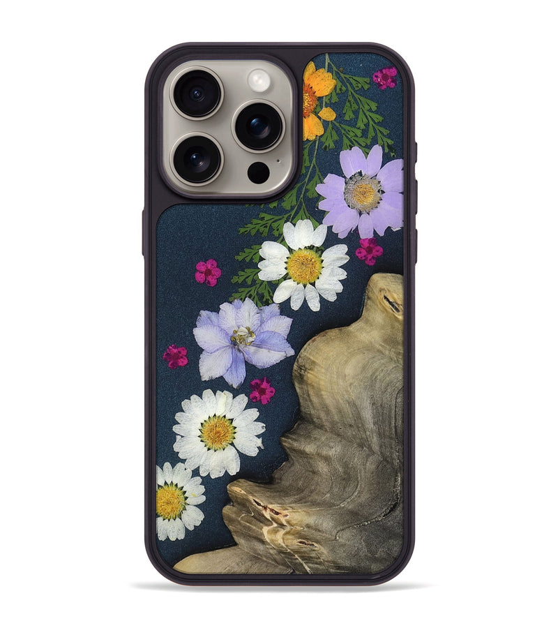 iPhone 15 Pro Max Wood Phone Case - Effie (Bloom, 807643)