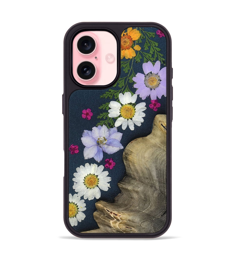 iPhone 16 Wood Phone Case - Effie (Bloom, 807643)