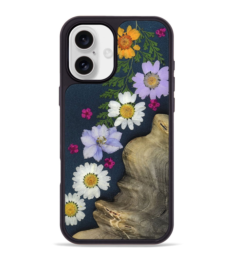 iPhone 16 Plus Wood Phone Case - Effie (Bloom, 807643)