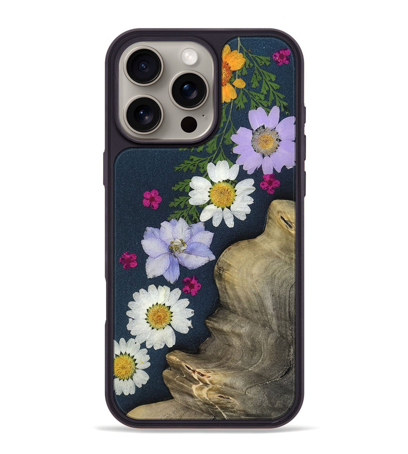 iPhone 16 Pro Max Wood Phone Case - Effie (Bloom, 807643)