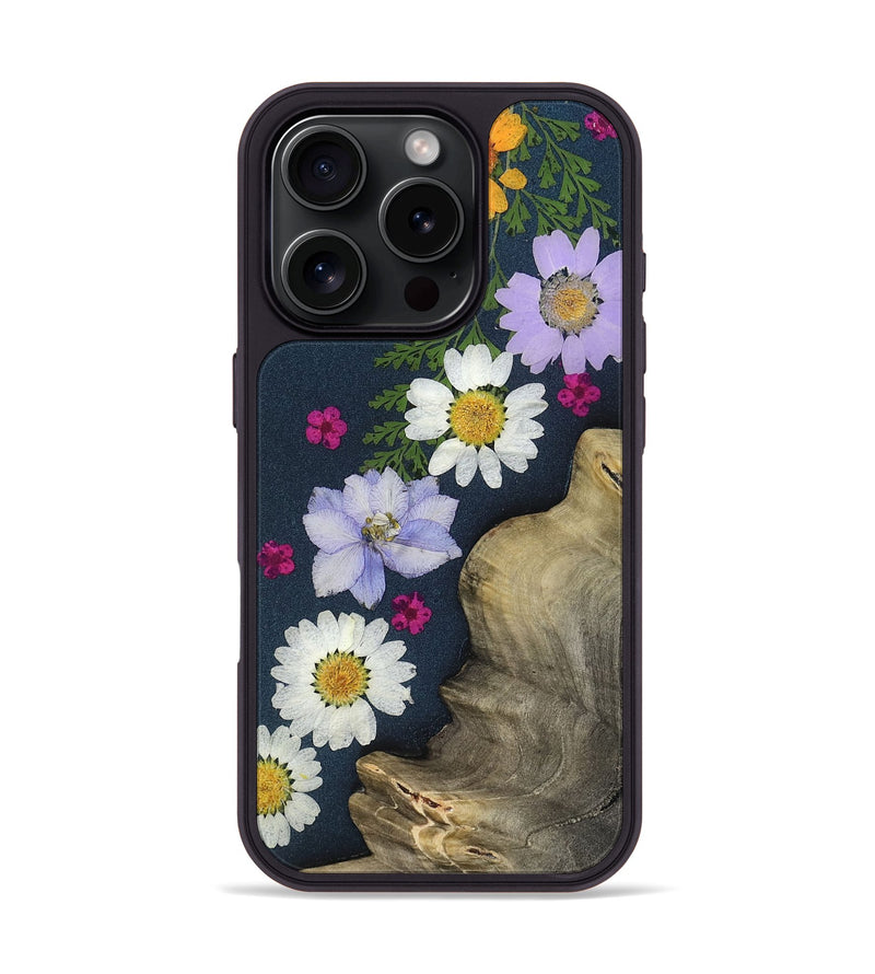 iPhone 16 Pro Wood Phone Case - Effie (Bloom, 807643)