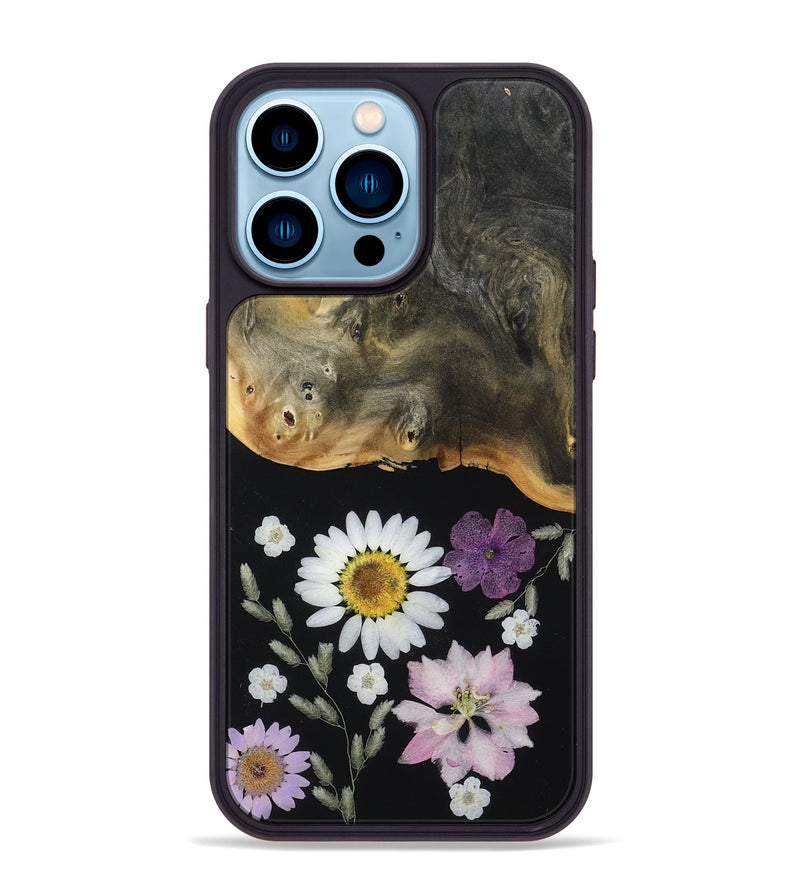 iPhone 14 Pro Max Wood Phone Case - Rosetta (Bloom, 807644)