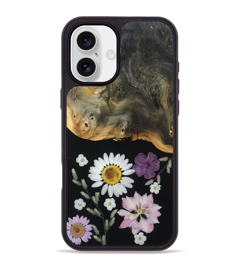 iPhone 16 Plus Wood Phone Case - Rosetta (Bloom, 807644)