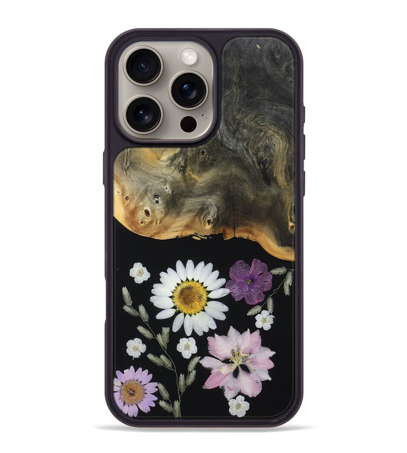 iPhone 16 Pro Max Wood Phone Case - Rosetta (Bloom, 807644)