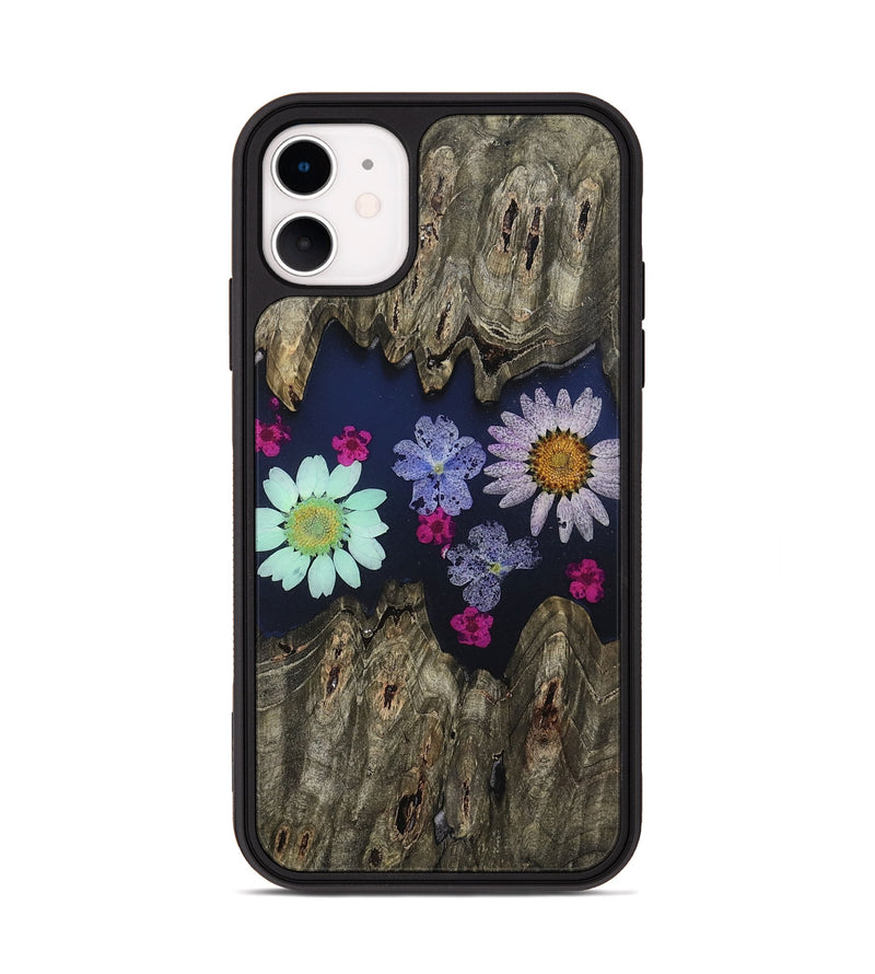 iPhone 11 Wood Phone Case - Thad (Bloom, 807646)
