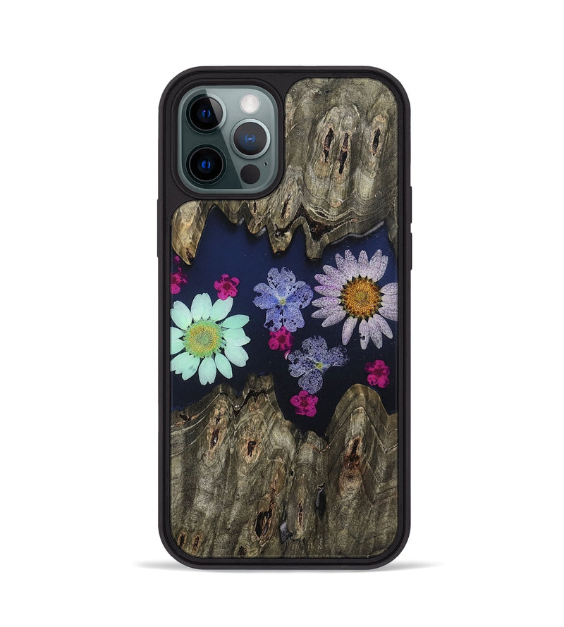 iPhone 12 Pro Wood Phone Case - Thad (Bloom, 807646)