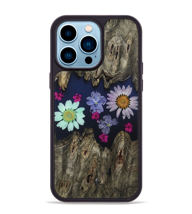 iPhone 14 Pro Max Wood Phone Case - Thad (Bloom, 807646)
