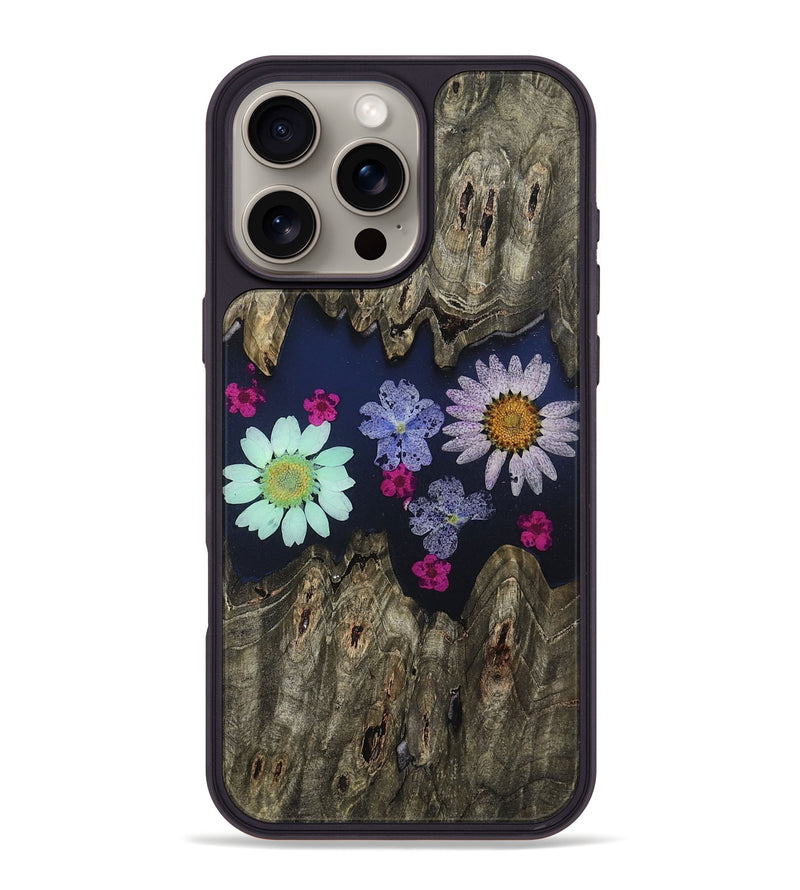 iPhone 16 Pro Max Wood Phone Case - Thad (Bloom, 807646)