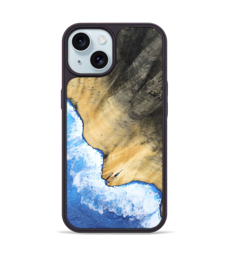 iPhone 15 Wood Phone Case - Asha (Coastal, 807648)