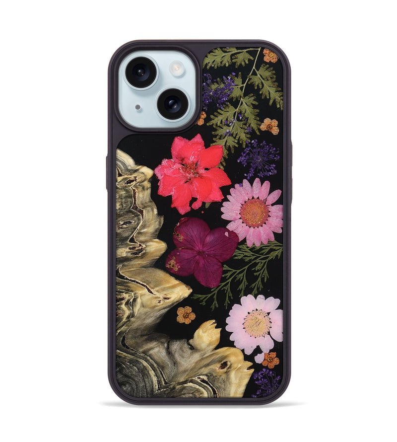 iPhone 15 Wood Phone Case - Gavyn (Bloom, 807658)