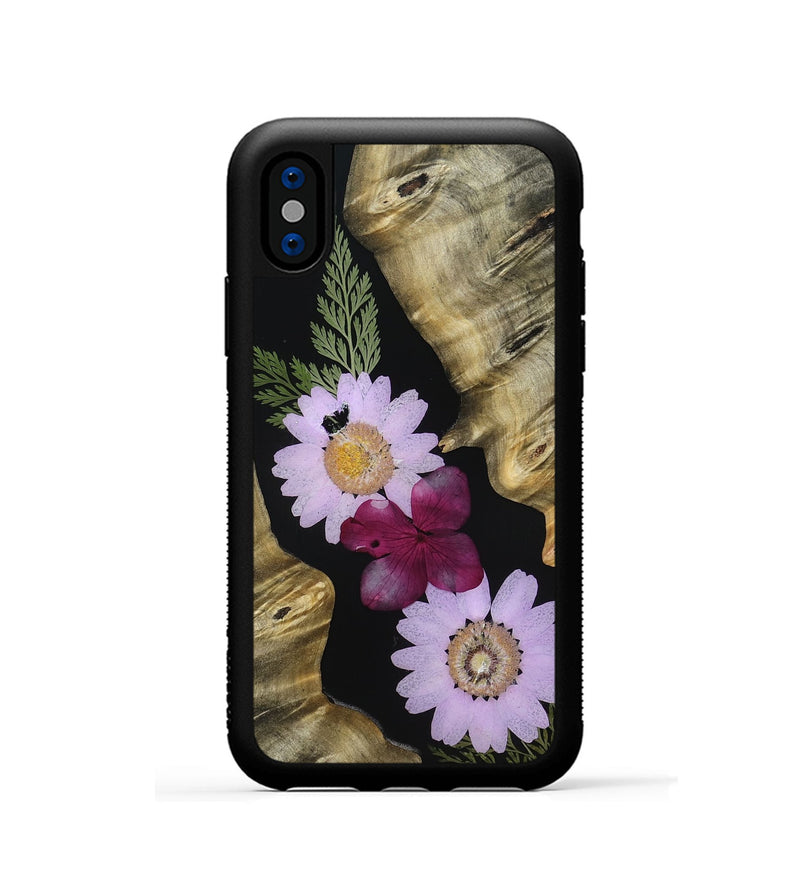 iPhone Xs Wood Phone Case - Kadin (Bloom, 807659)