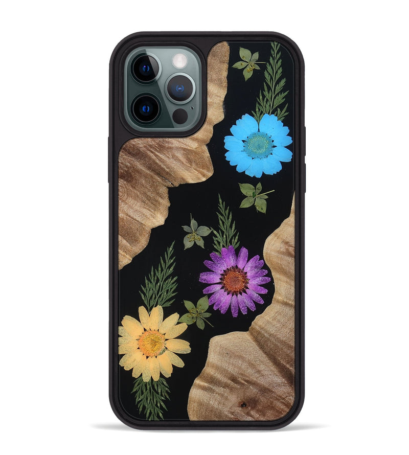iPhone 12 Pro Max Wood Phone Case - Antonia (Bloom, 807660)